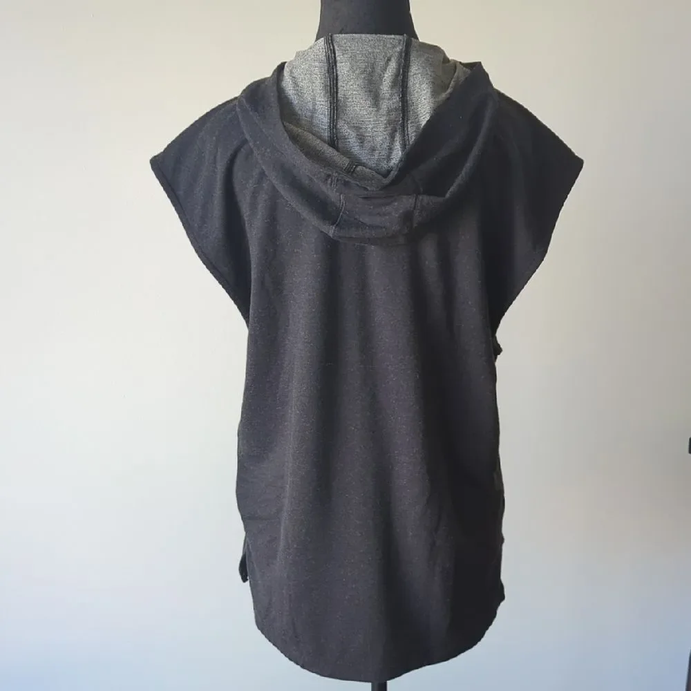 adidas TKO Hoodie Black Sleeveless Performance Size Small